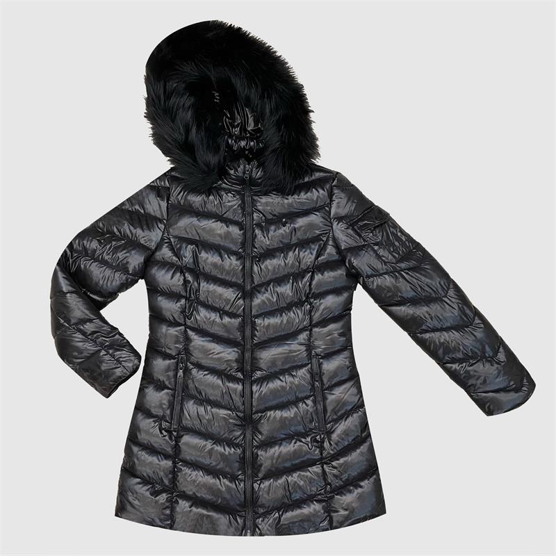 Discount Price Cropped Faux Fur Jacket -
 Women’s long padding jacket – Senkai
