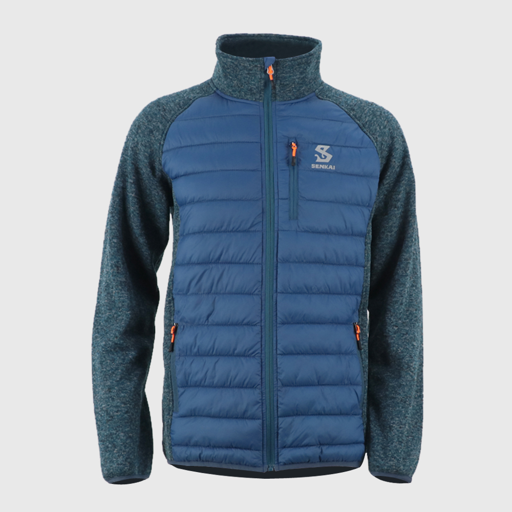 Professional Design Fleece Lined Denim Jacket -
 Men’s sweater fleece hybrid jacket 8219583 – Senkai