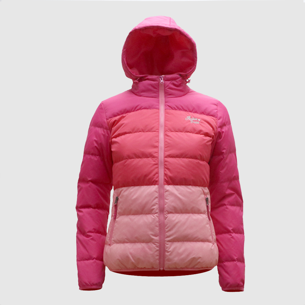 New Fashion Design for Long Hooded Parka -
 Women’s down puffer jacket SK062 – Senkai