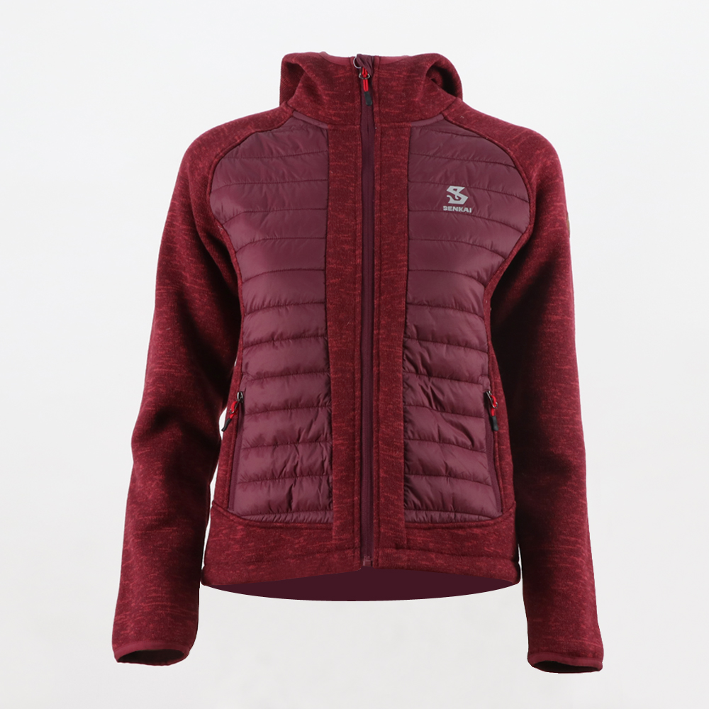 Best-Selling Silverton Packable Insulated Jacket -
 Women’s hybrid sweater fleece jacket SKL010 – Senkai