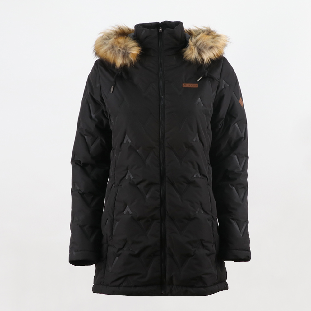 Good User Reputation for Black Faux Fur Jacket -
 women’s long padded jacket 8219590 fabric with 3D effect – Senkai