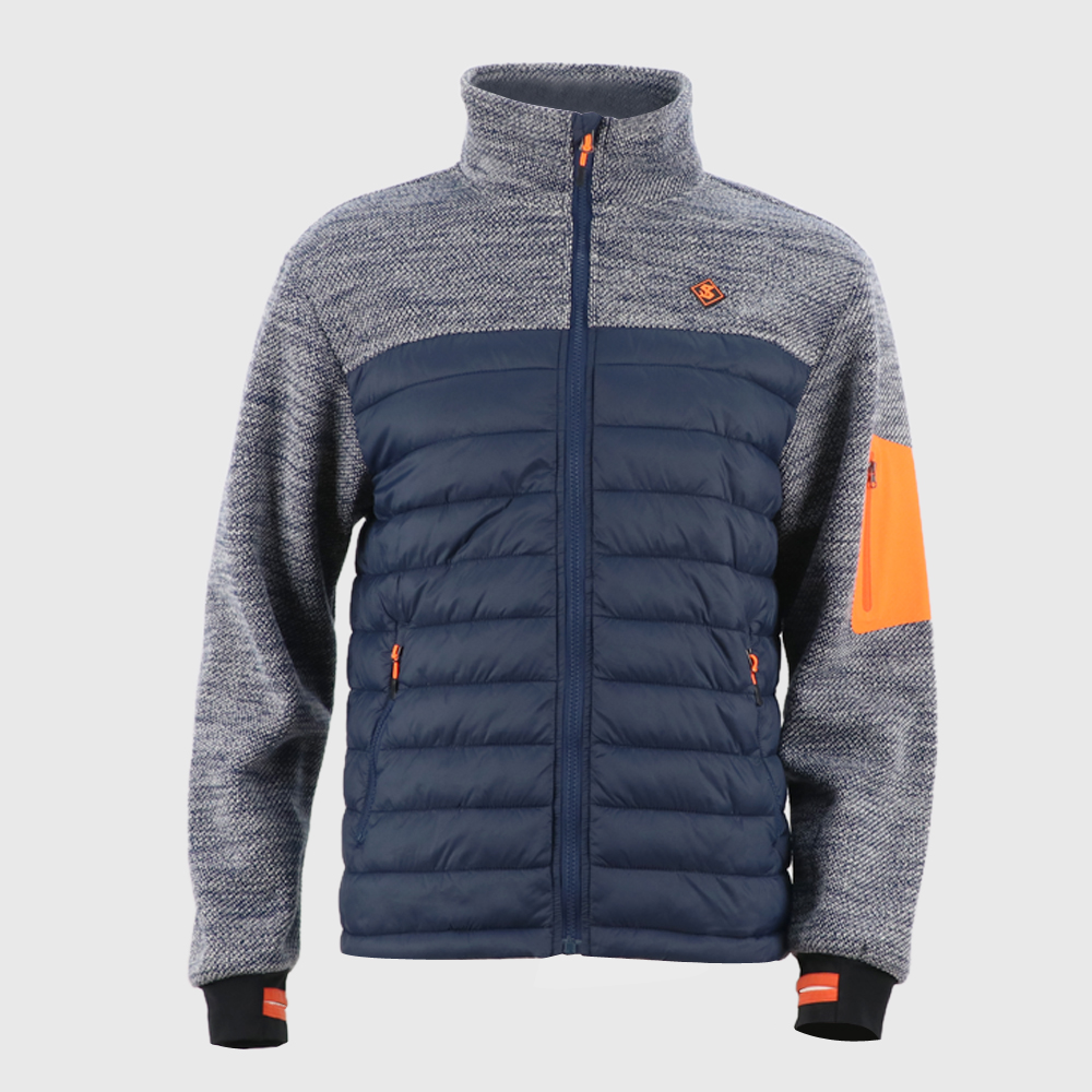 Professional Design Fleece Lined Denim Jacket -
 Men’s sweater fleece hybrid jacket 8219429 – Senkai