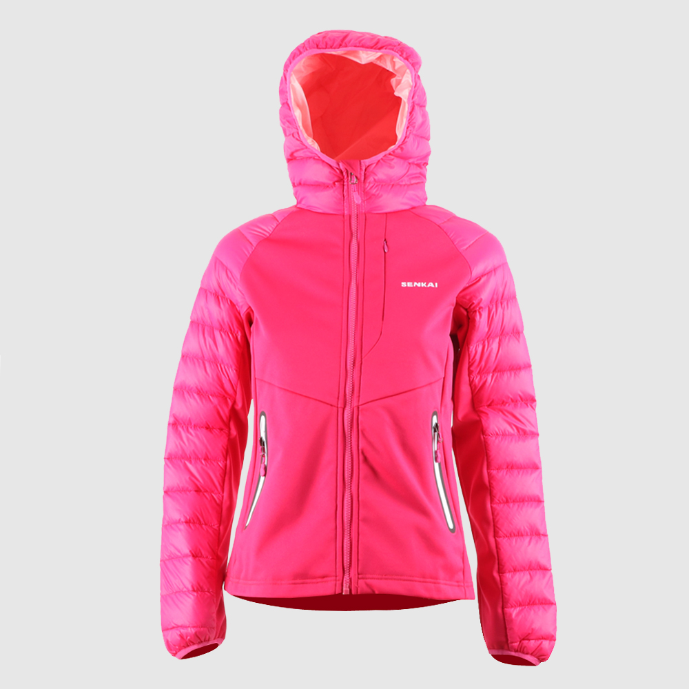 Renewable Design for Hot Pink Fur Jacket -
 Women’s hybrid jacket 8K-613 – Senkai