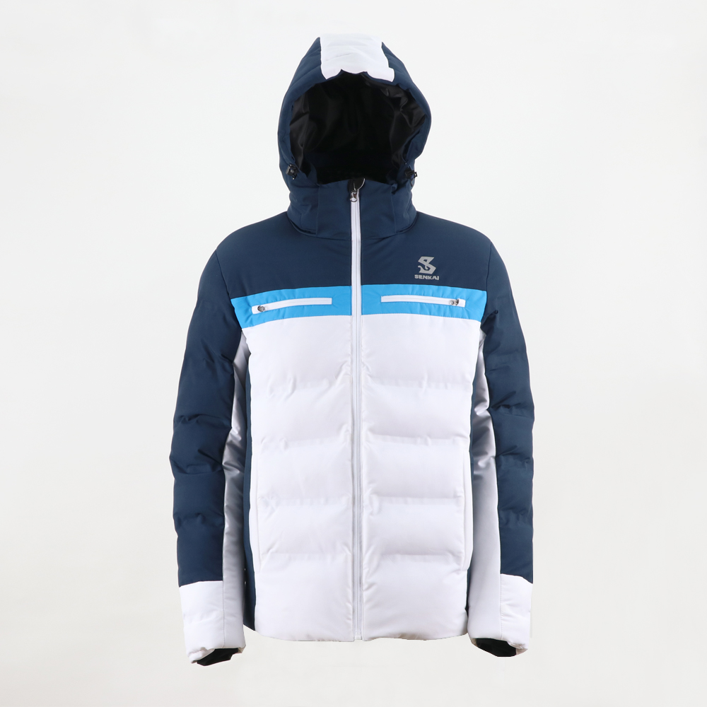 factory customized Short Black Puffer Jacket -
 Men’s waterproof padding ski jacket 8220677 – Senkai