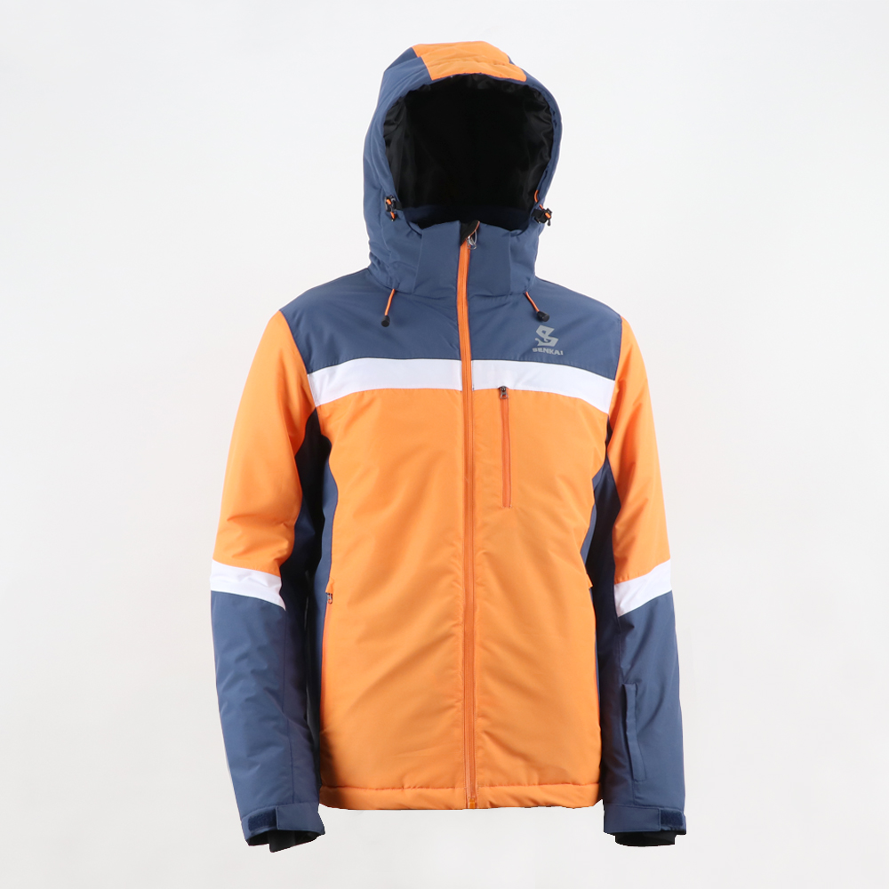Professional China Orange Waterproof Jacket -
 Men’s outdoor waterproof hooded ski jacekt 8220675 – Senkai