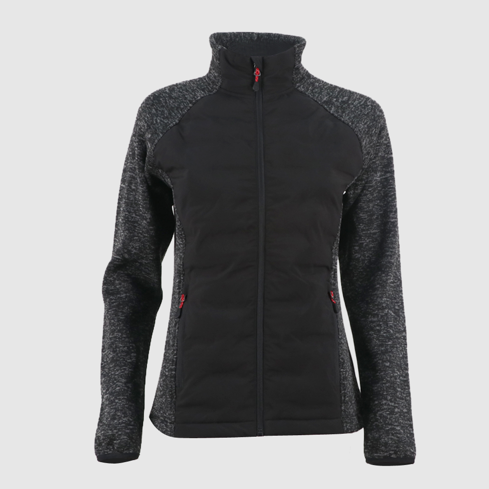 High Performance Denim Jacket With Fur -
 Women’s fleece hybrid jacket BU-4701 – Senkai