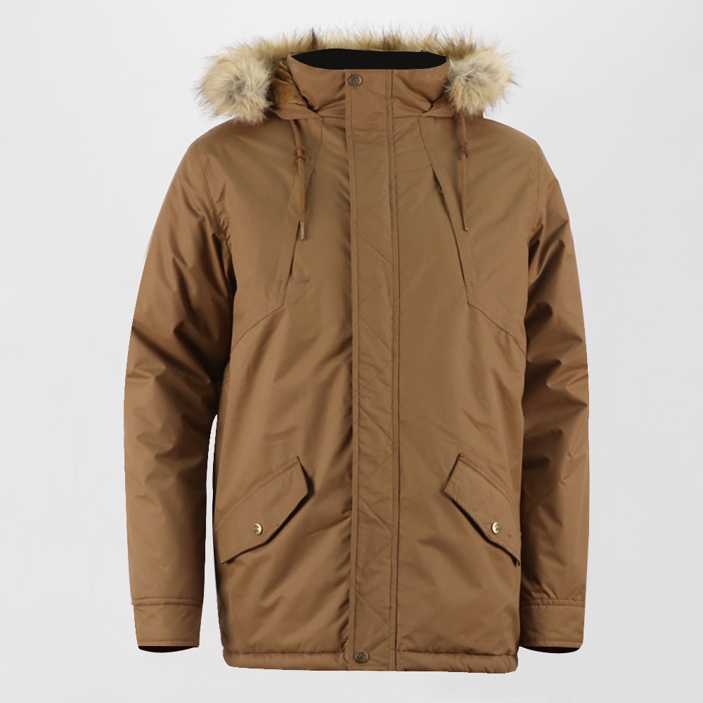 Top Quality Mens Softshell Ski Pants -
 Men’s padding coat with detachable fur hood  # model 2161 – Senkai