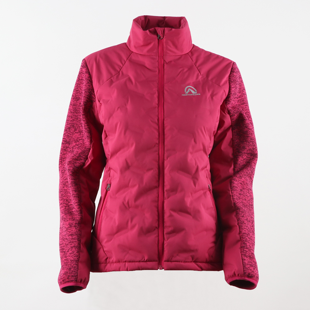 Newly Arrival Lightweight Quilted Jacket Ladies -
 Women’s fleece hybrid jacket BU483120R – Senkai