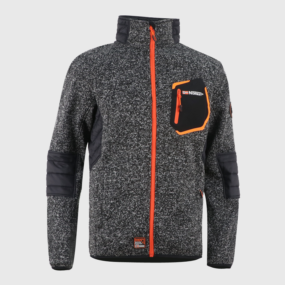 Cheap PriceList for Ladies Hybrid Jacket -
 Men’s sweater fleece hybrid jacket UKAN-581 – Senkai