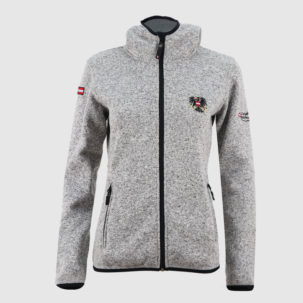 Free sample for Long Black Parka Womens -
 Women’s high quality embroidery sweater fleece jacket 1728 – Senkai