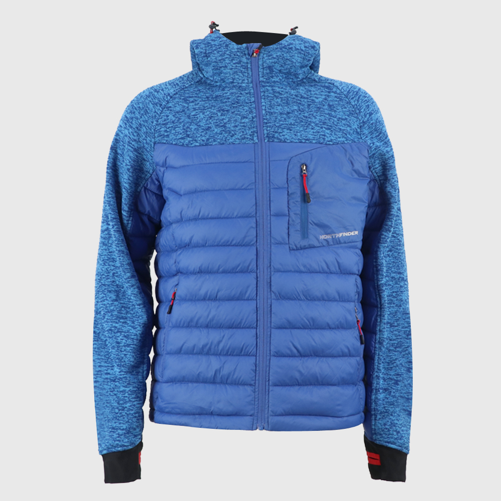 China Manufacturer for Jacket With Padding -
 Men’s hooded sweater fleece hybrid jacket 8218393 – Senkai